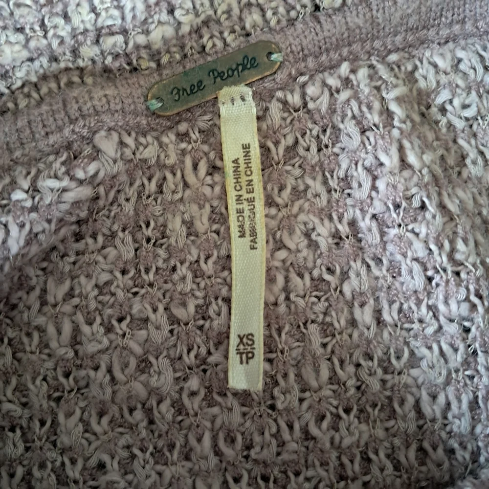 Free People By Your Side Pullover Sweater in Mauve Size XS Cowel Neck